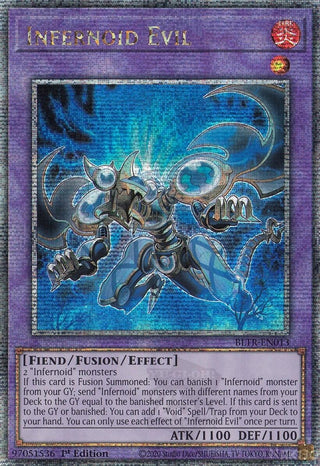 Infernoid Evil (Quarter Century Secret Rare) (13) (BLTR) - YuGiOh Single