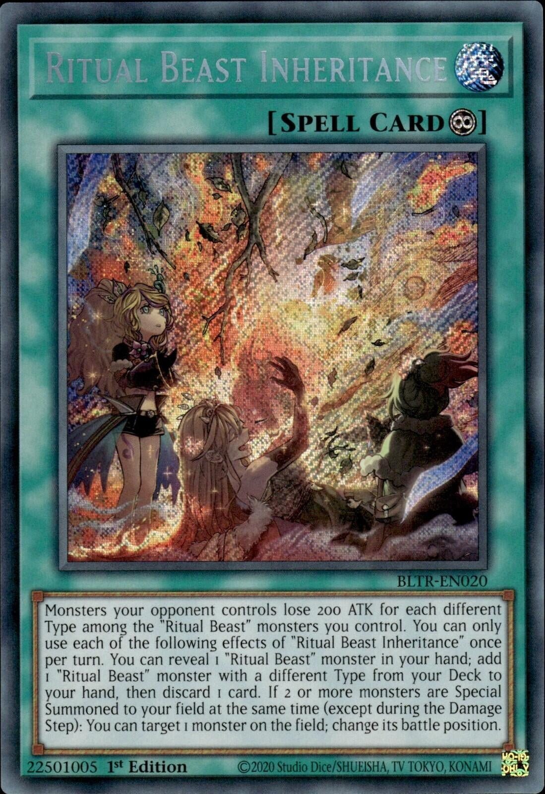 Ritual Beast Inheritance (20) (BLTR) - YuGiOh Single