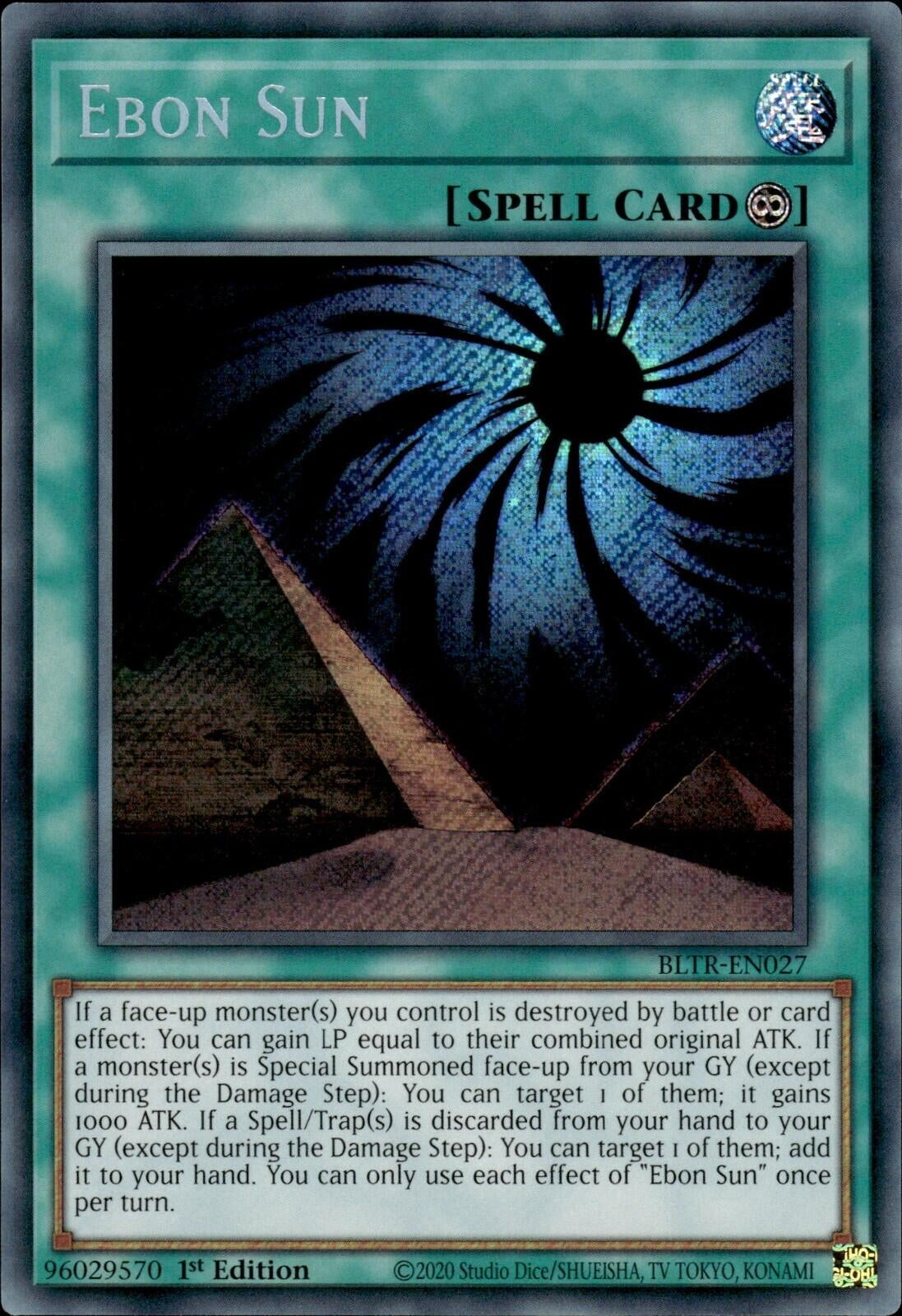 Ebon Sun (27) (BLTR) - YuGiOh Single