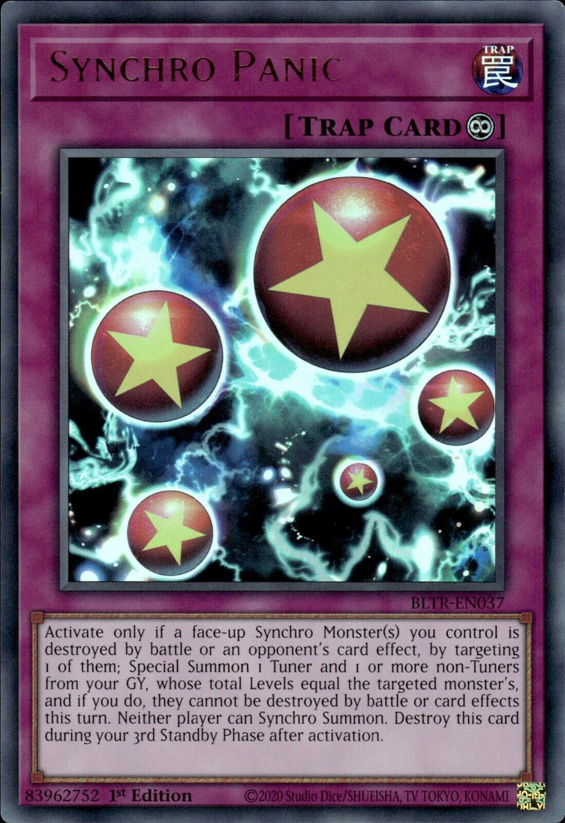 Synchro Panic (37) (BLTR) - YuGiOh Single