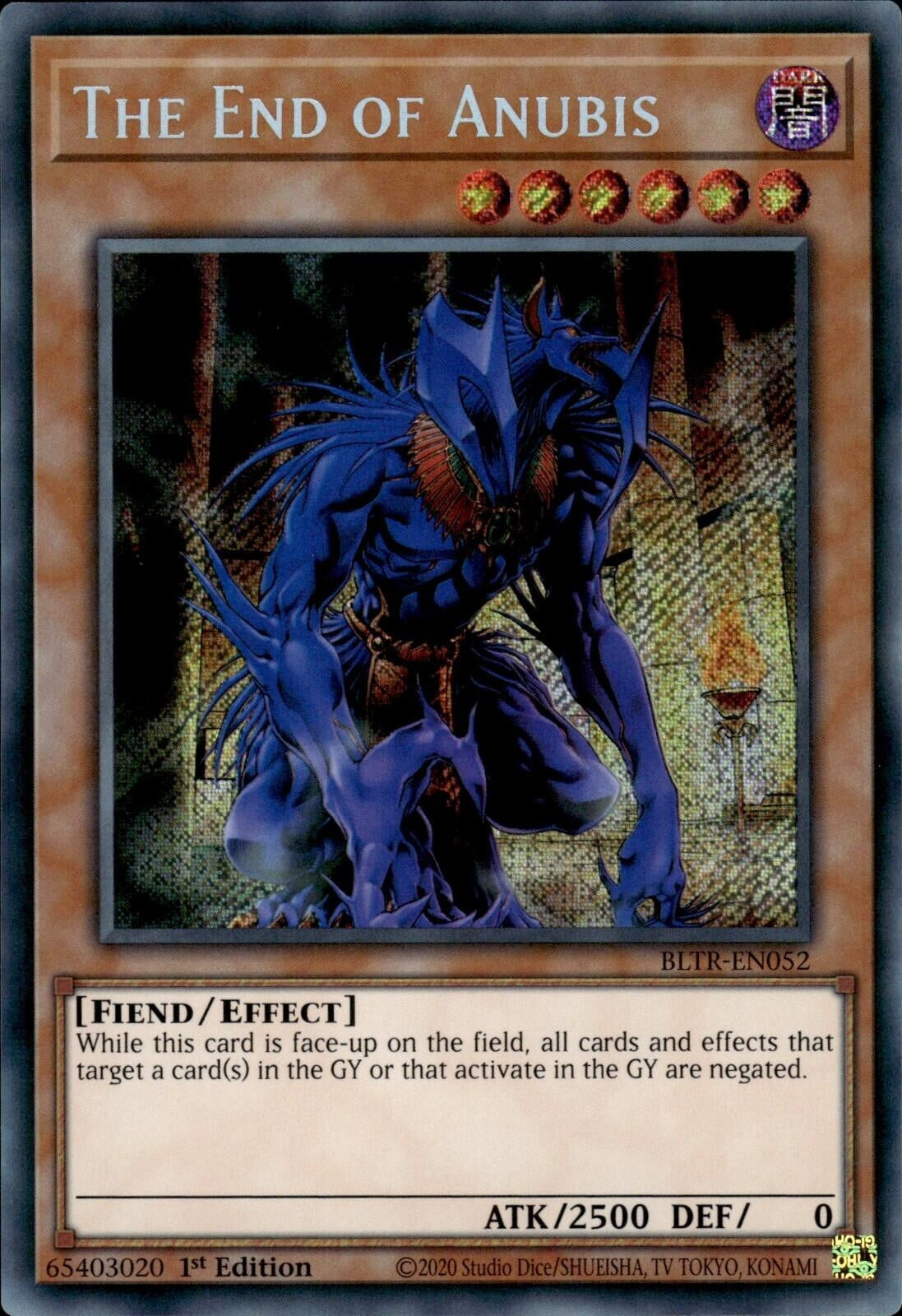 The End of Anubis (52) (BLTR) - YuGiOh Single