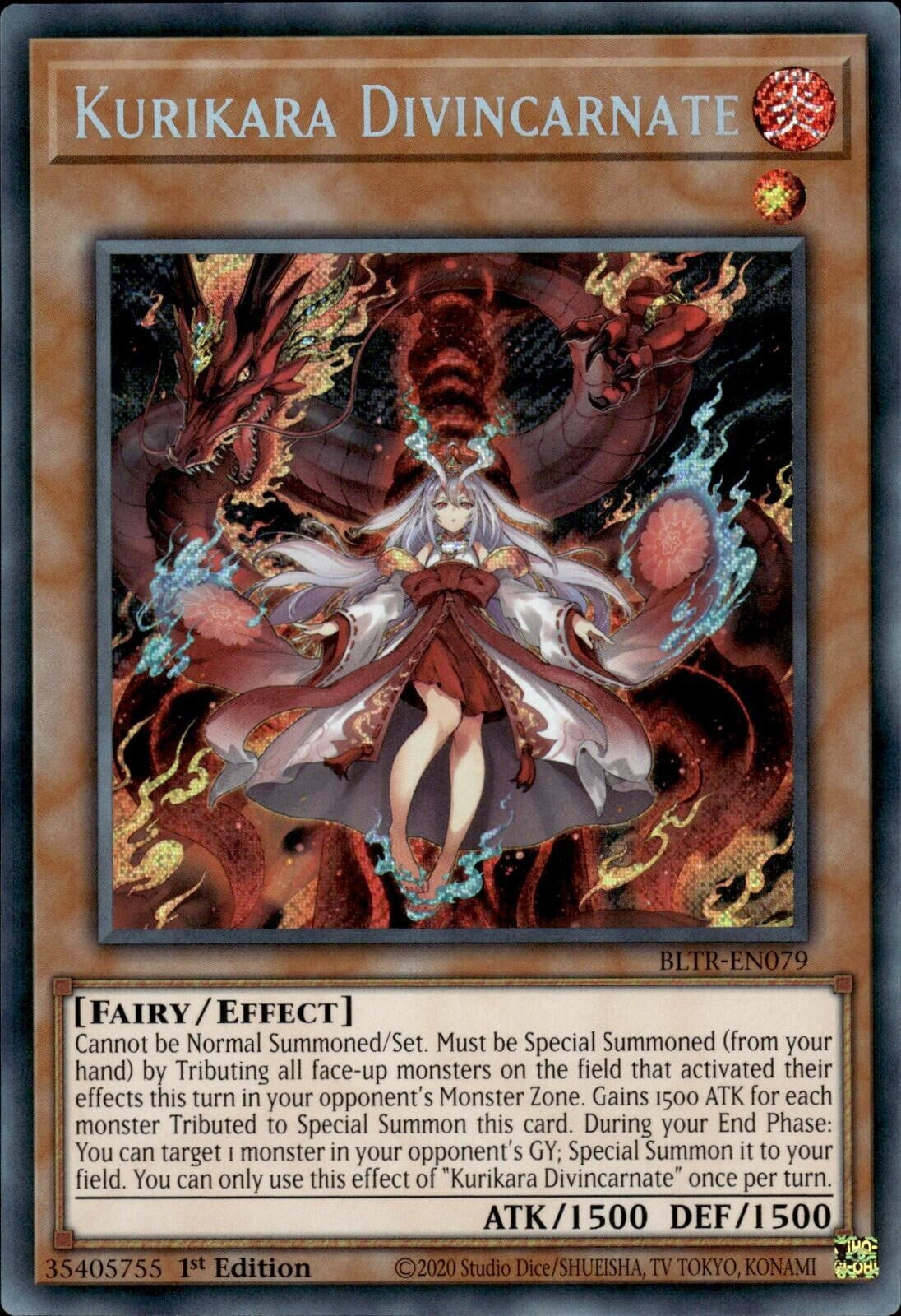 Kurikara Divincarnate (79) (BLTR) - YuGiOh Single