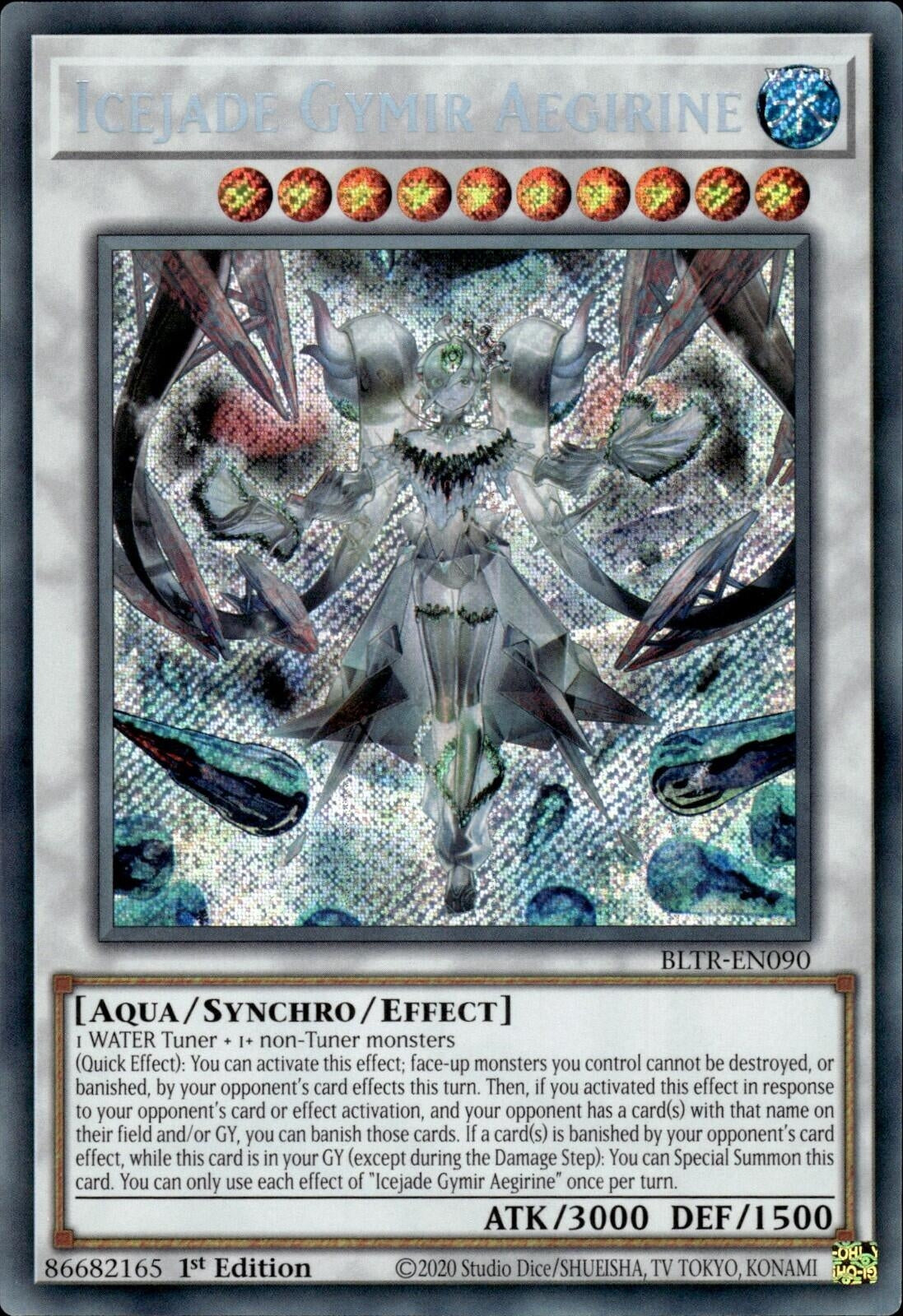 Icejade Gymir Aegirine (90) (BLTR) - YuGiOh Single