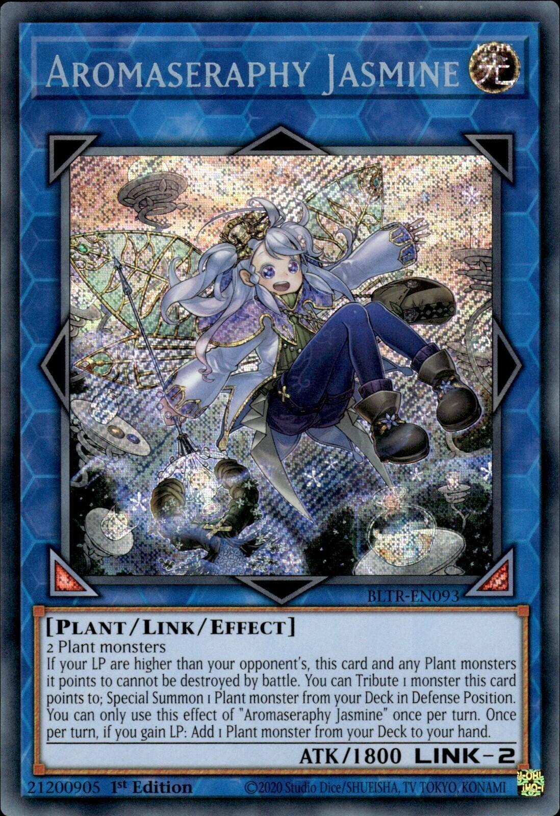 Aromaseraphy Jasmine (93) (BLTR) - YuGiOh Single
