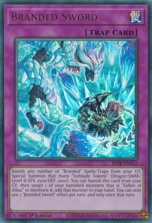 Branded Sword (112) (BLTR) - YuGiOh Single