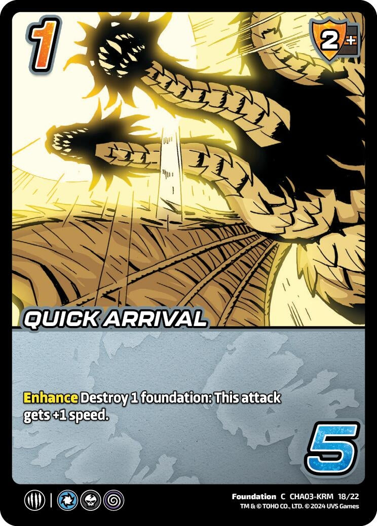 Quick Arrival (31822) - UniVersus Single