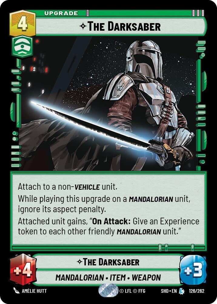 The Darksaber (126) (SHD) - Star Wars: Unlimited Single