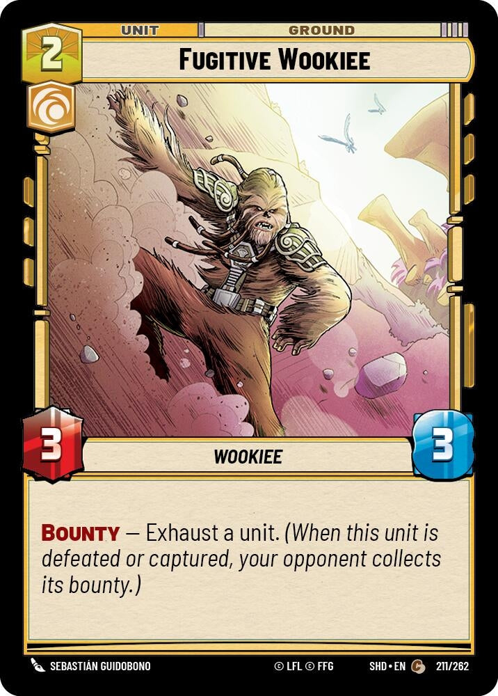 Fugitive Wookiee (211) (SHD) - Star Wars: Unlimited Single