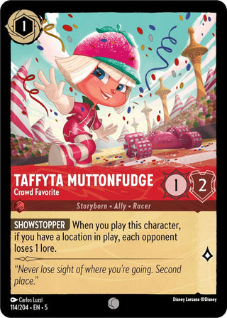 Taffyta Muttonfudge - Crowd Favorite (114) (5) - Disney Lorcana Single