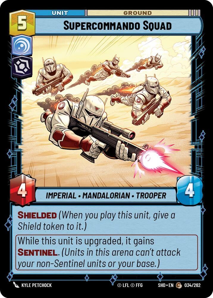 Supercommando Squad (34) (SHD) - Star Wars: Unlimited Single