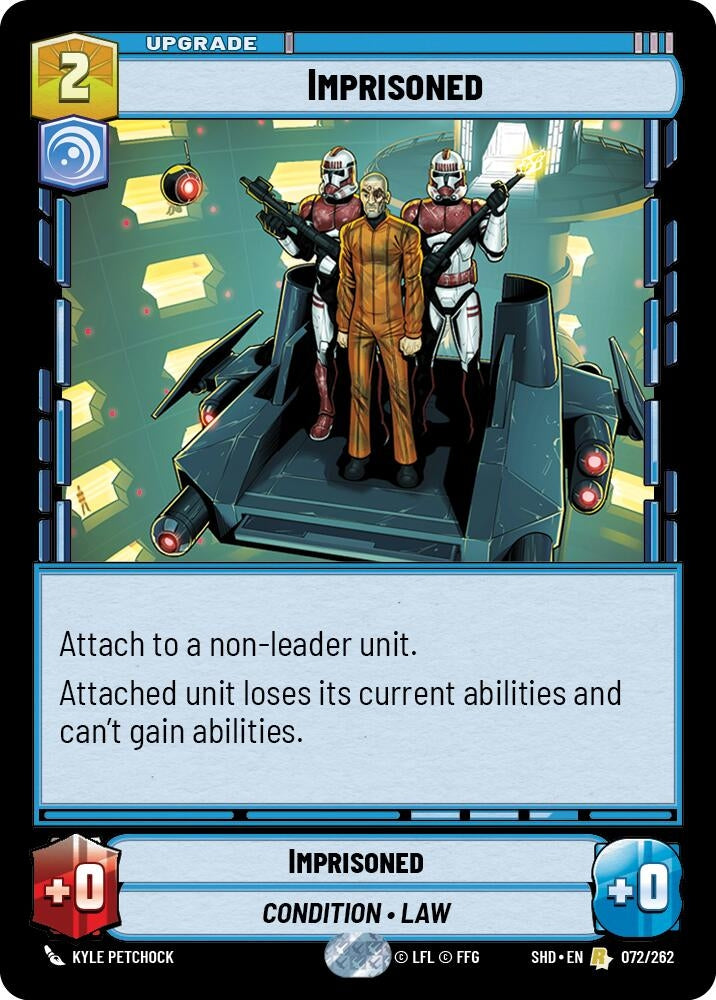 Imprisoned (72) (SHD) - Star Wars: Unlimited Single