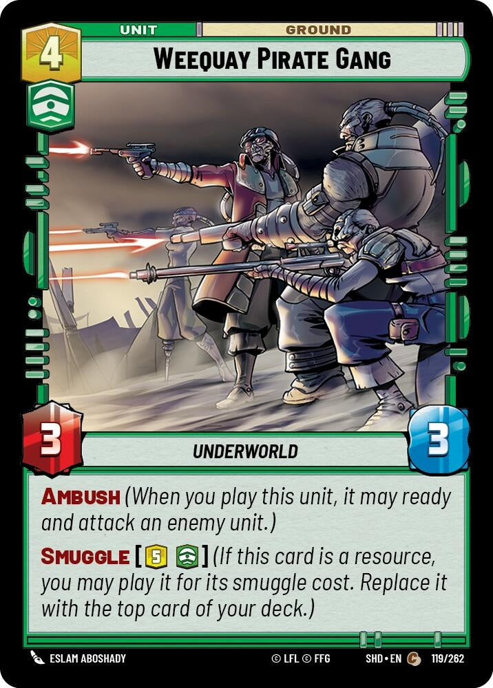 Weequay Pirate Gang (119) (SHD) - Star Wars: Unlimited Single