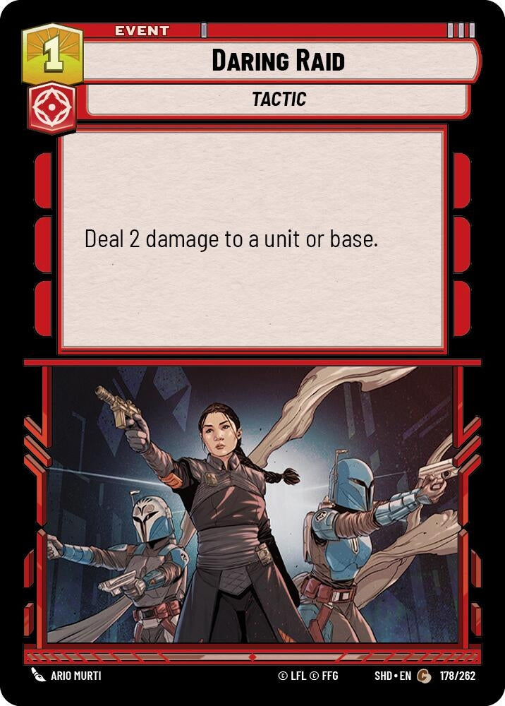 Daring Raid (178) (SHD) - Star Wars: Unlimited Single