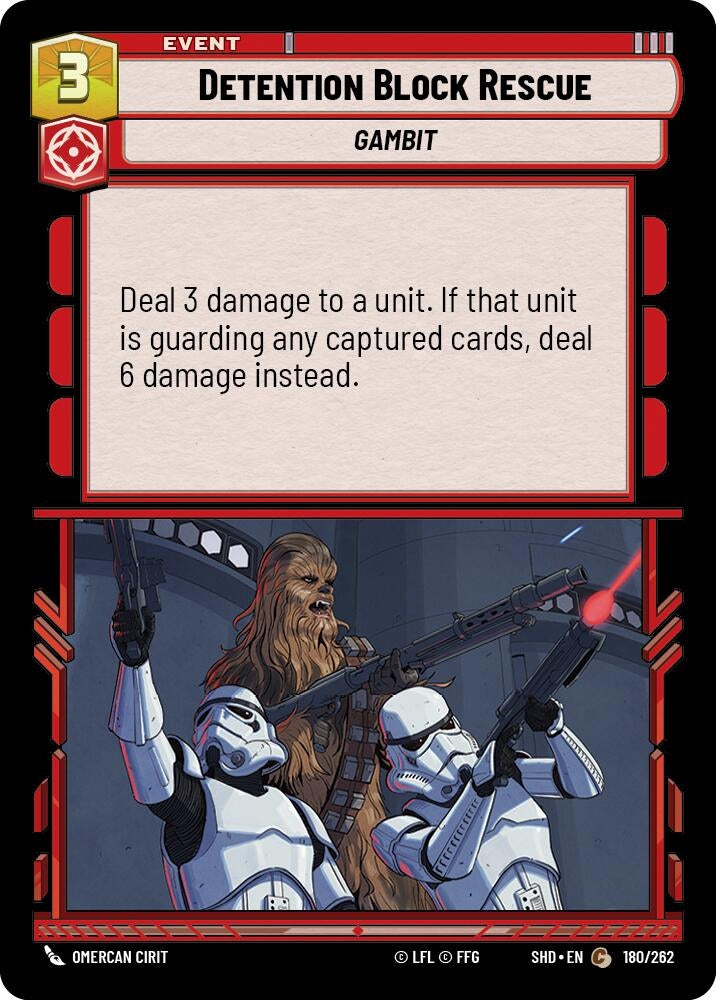 Detention Block Rescue (180) (SHD) - Star Wars: Unlimited Single