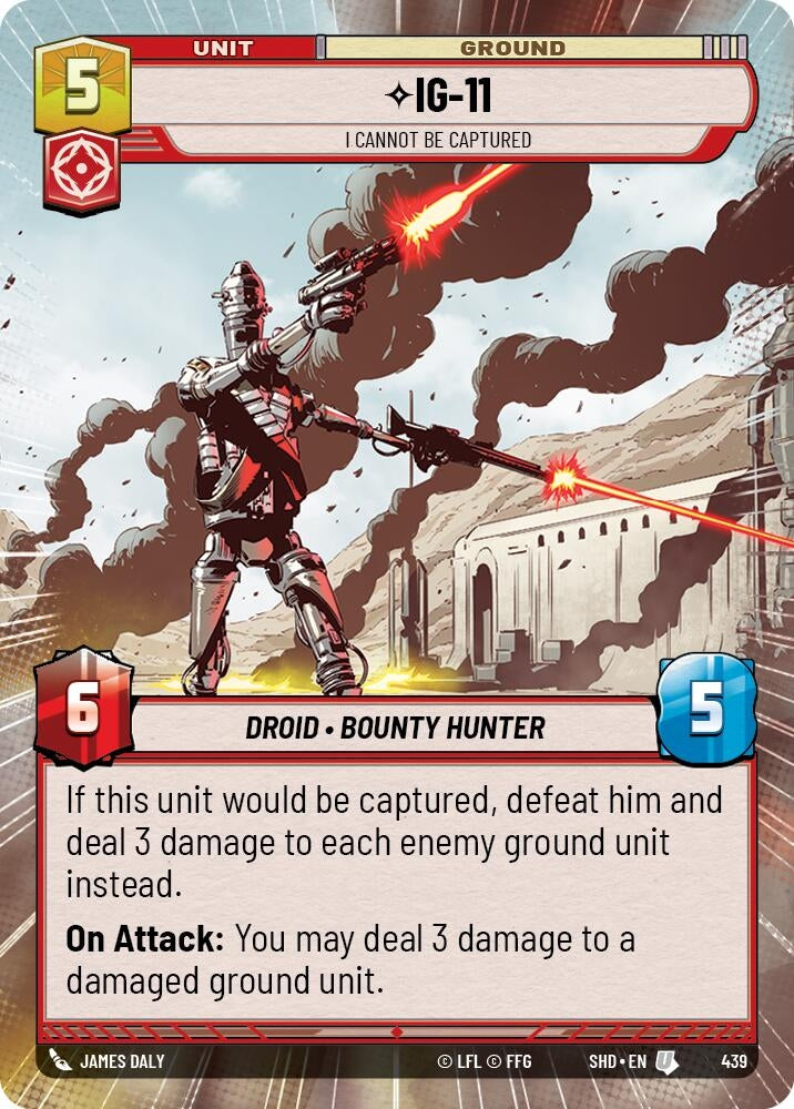 IG-11 - I Cannot Be Captured (Hyperspace) (439) (SHD) - Star Wars: Unlimited Single