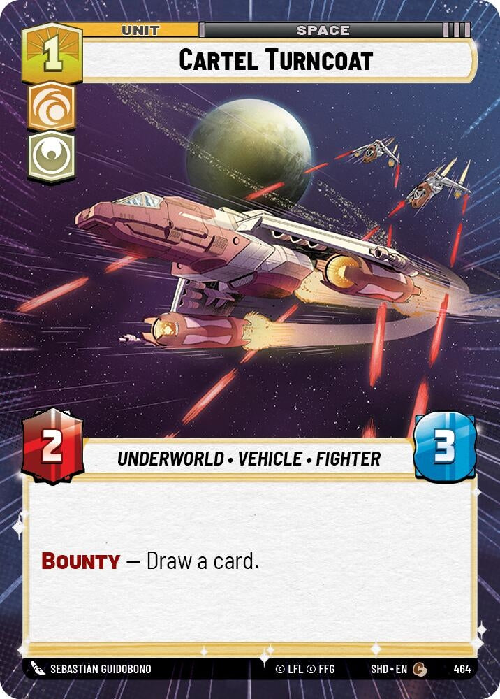 Cartel Turncoat (Hyperspace) (464) (SHD) - Star Wars: Unlimited Single