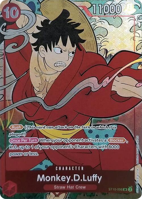 Monkey.D.Luffy (English Version 1st Anniversary Set) (10006) (OP-PR) - One Piece Card Game Single