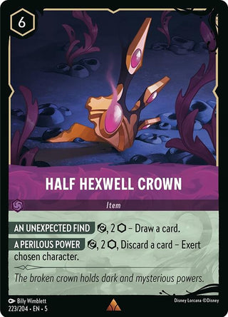 Half Hexwell Crown (223) (Q1) - Disney Lorcana Single