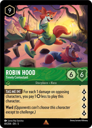 Robin Hood - Timely Contestant (69) (5) - Disney Lorcana Single
