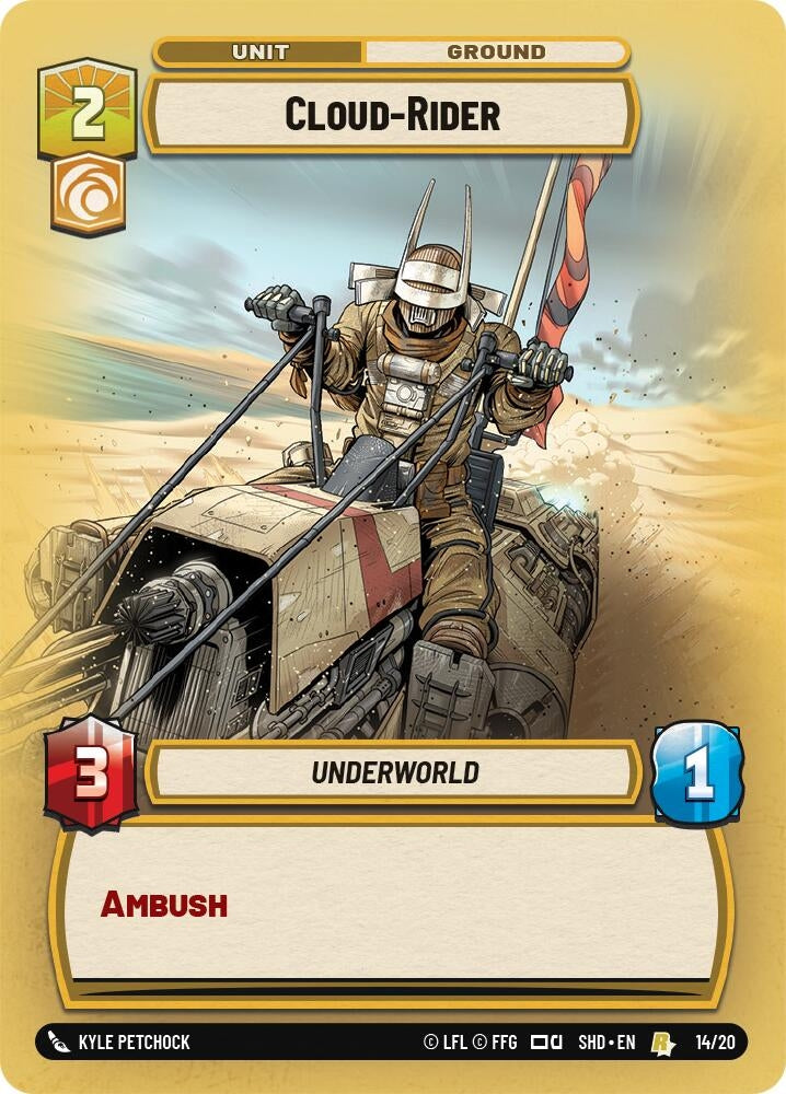 Cloud-Rider (14) (SHD-WPP) - Star Wars: Unlimited Single