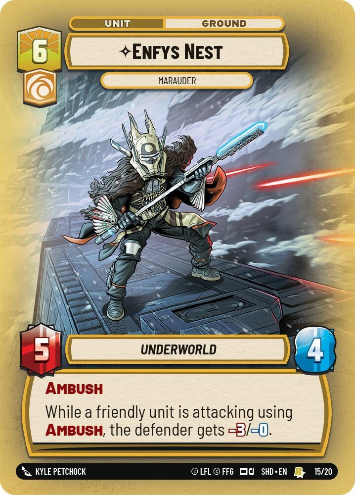 Enfys Nest - Marauder (15) (SHD-WPP) - Star Wars: Unlimited Single