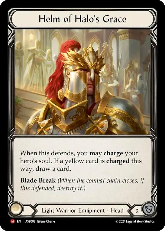 Helm of Halo’s Grace (3) - Flesh and Blood TCG Single