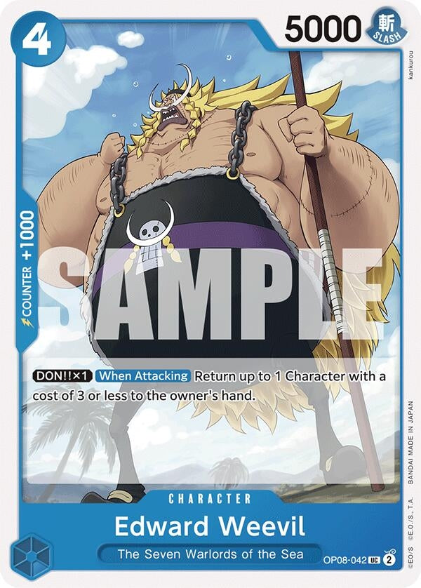 Edward Weevil (8042) (OP08) - One Piece Card Game Single