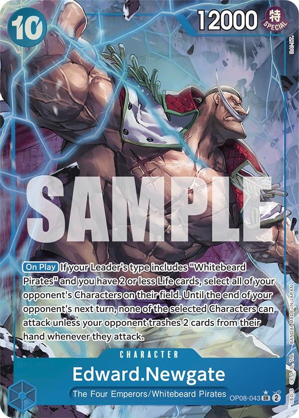 Edward.Newgate (Parallel) (8043) (OP08) - One Piece Card Game Single