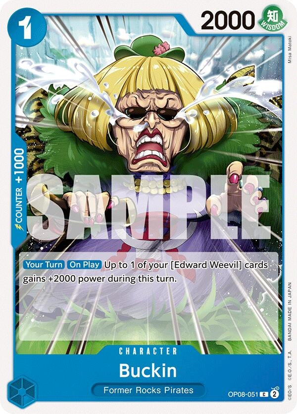 Buckin (8051) (OP08) - One Piece Card Game Single