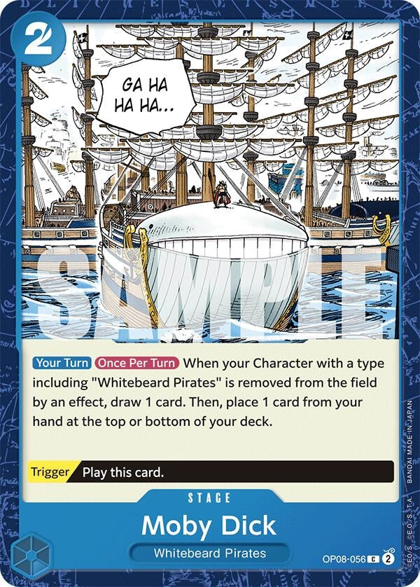 Moby Dick (8056) (OP08) - One Piece Card Game Single