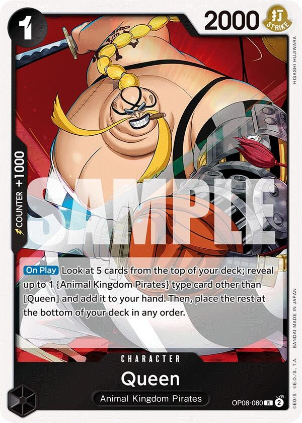 Queen (8080) (OP08) - One Piece Card Game Single