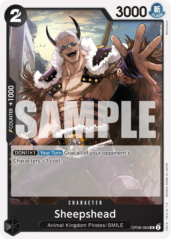 Sheepshead (8083) (OP08) - One Piece Card Game Single