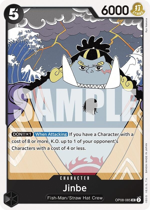 Jinbe (8085) (OP08) - One Piece Card Game Single
