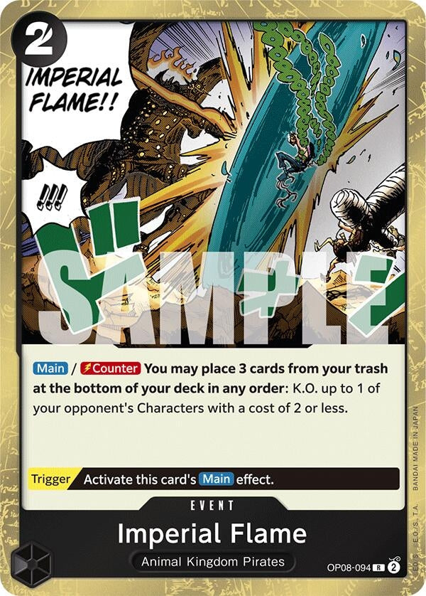 Imperial Flame (8094) (OP08) - One Piece Card Game Single