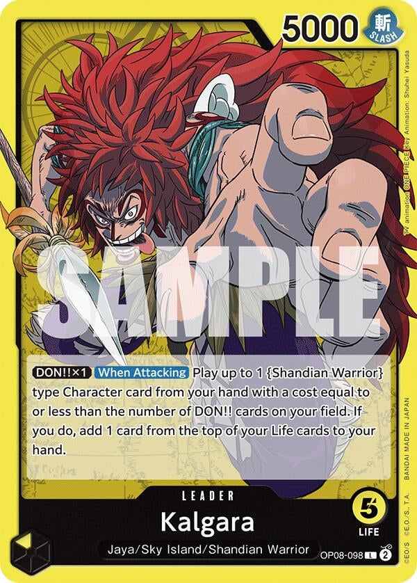 Kalgara (098) (8098) (OP08) - One Piece Card Game Single