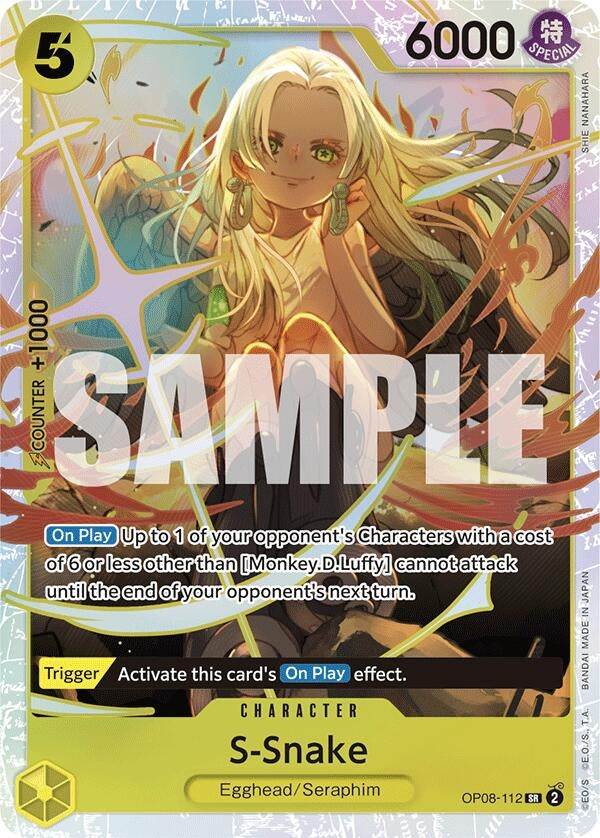 S-Snake (8112) (OP08) - One Piece Card Game Single