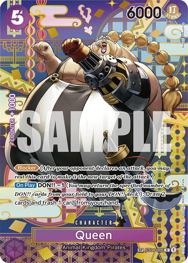 Queen (SP) (4005) (OP08) - One Piece Card Game Single