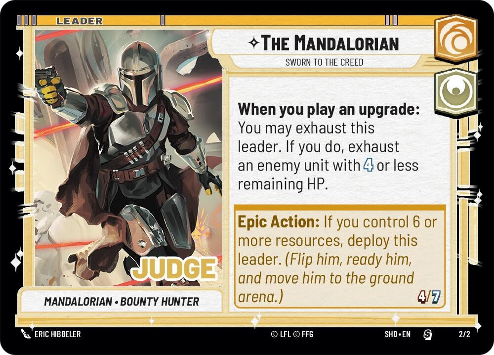 The Mandalorian - Sworn To The Creed (280) (JDG) - Star Wars: Unlimited Single