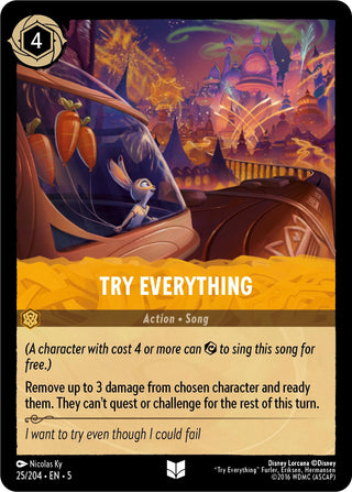 Try Everything (25) (5) - Disney Lorcana Single