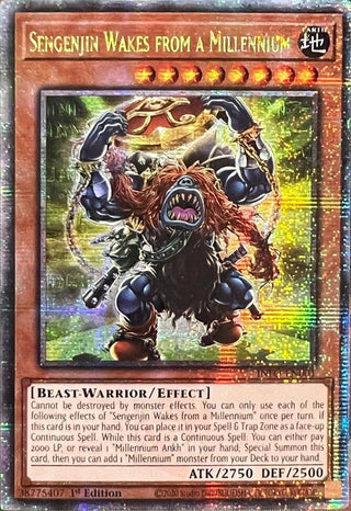 Sengenjin Wakes from a Millennium (Quarter Century Secret Rare) (INFO) - YuGiOh Single