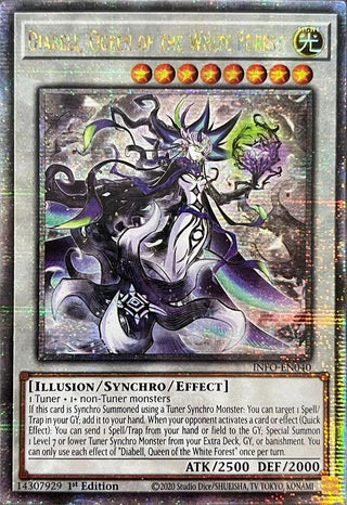 Diabell Queen of the White Forest (Quarter Century Secret Rare) (INFO) - YuGiOh Single