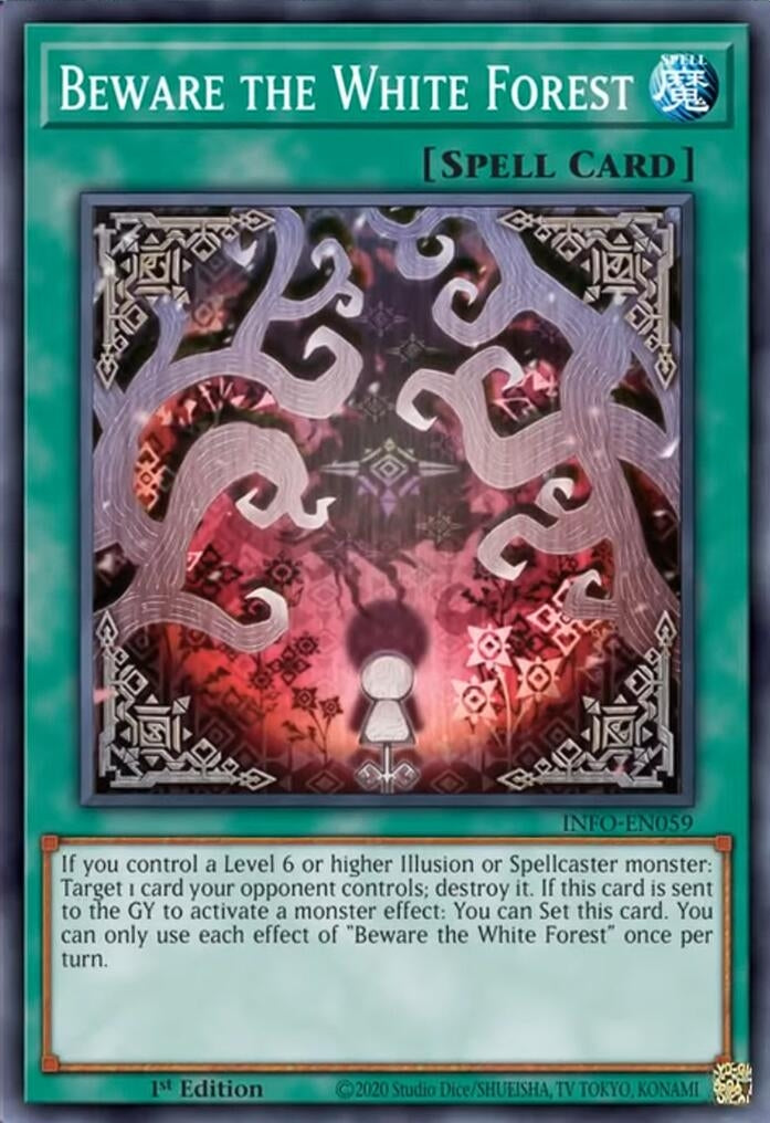 Beware the White Forest (INFO) - YuGiOh Single