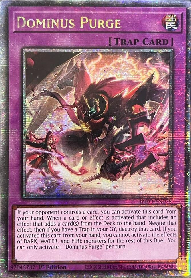 Dominus Purge (Quarter Century Secret Rare) (INFO) - YuGiOh Single