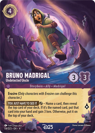 Bruno Madrigal - Undetected Uncle (4) (D23) - Disney Lorcana Single