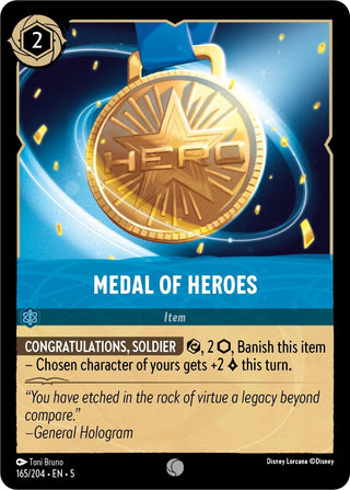Medal of Heroes (165) (5) - Disney Lorcana Single