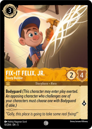 Fix-It Felix Jr. - Trusty Builder (10) (5) - Disney Lorcana Single