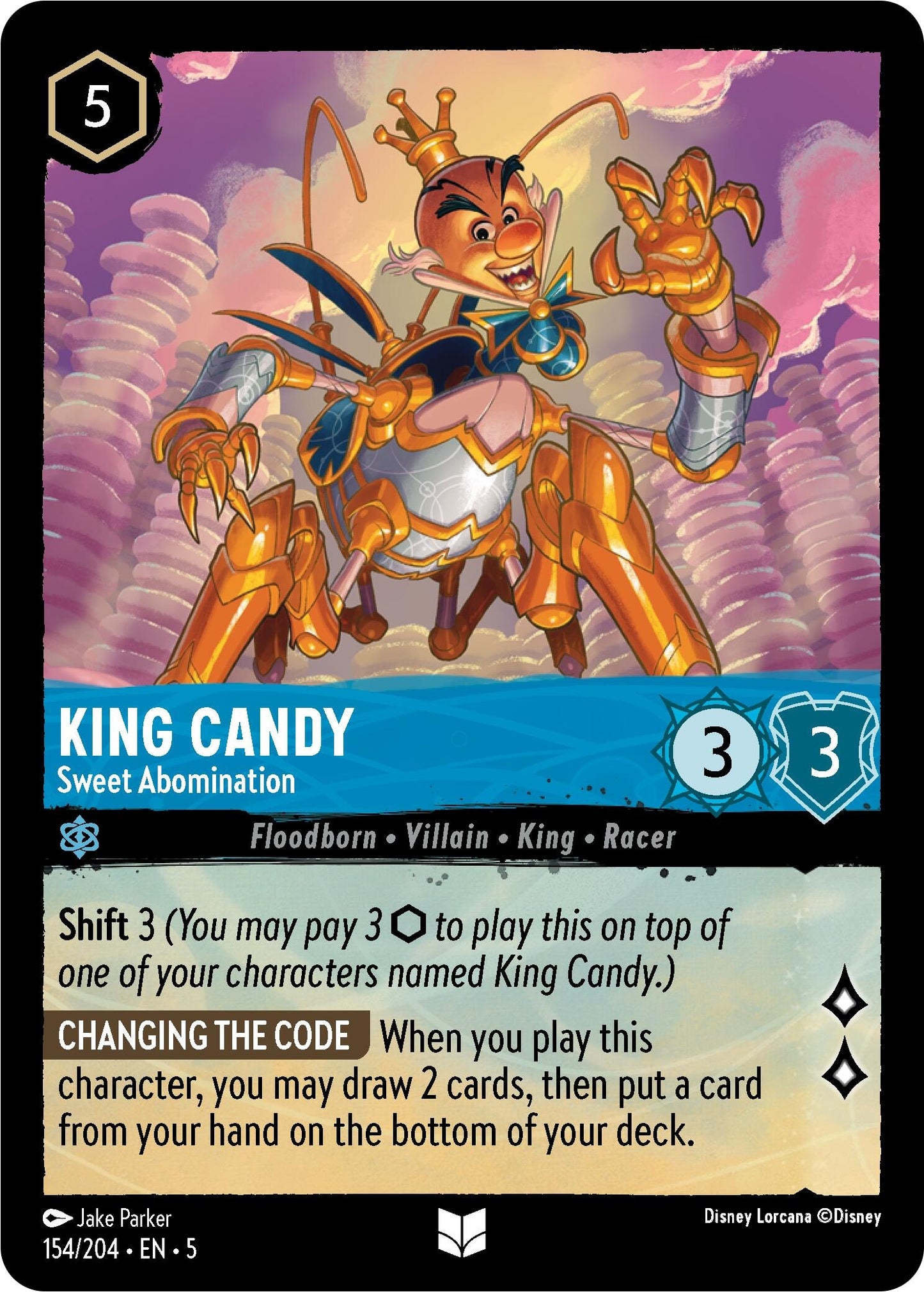 King Candy - Sweet Abomination (154) (5) - Disney Lorcana Single