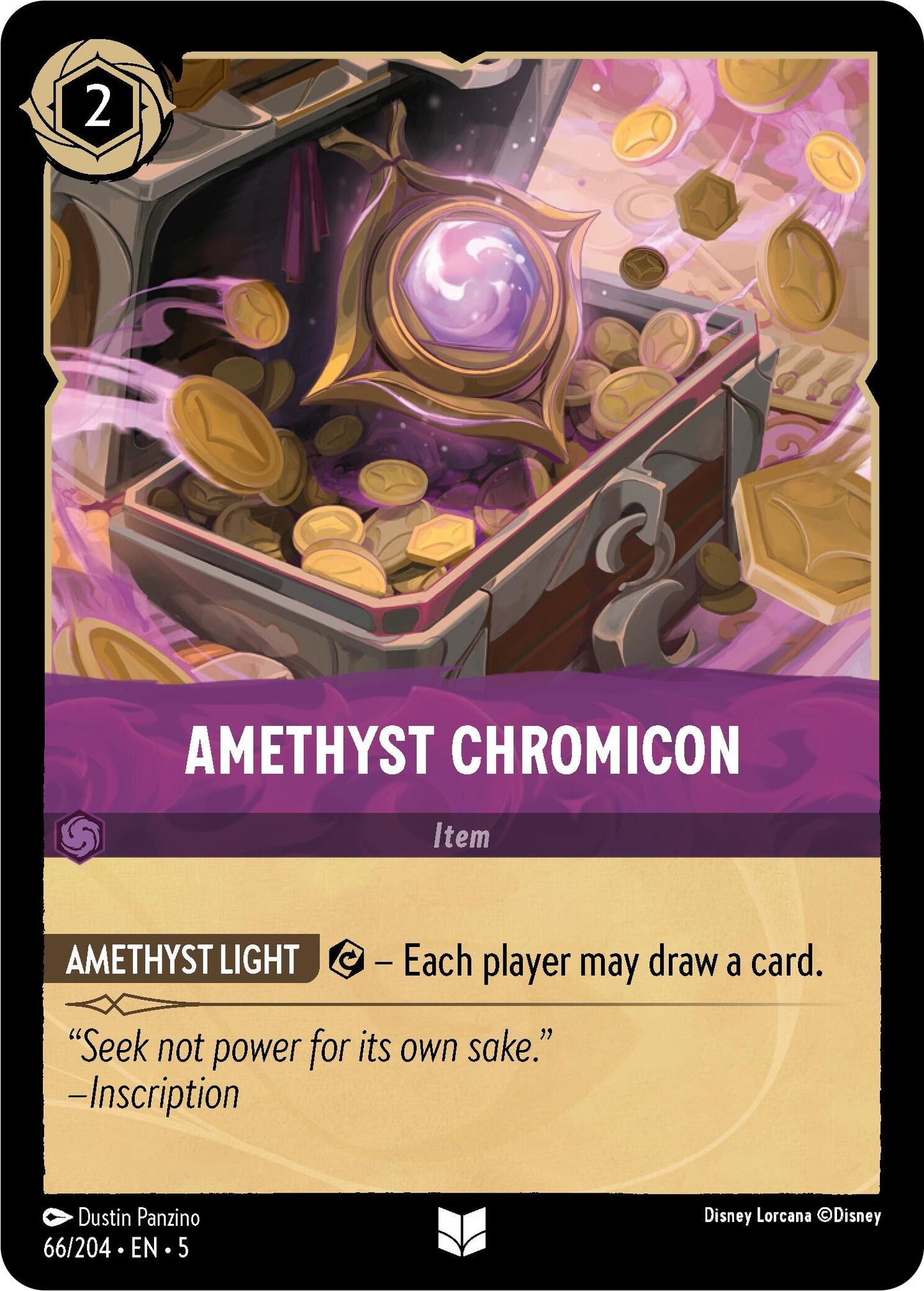 Amethyst Chromicon (66) (5) - Disney Lorcana Single