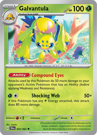 Image for Galvantula (002/064) (SV: Shrouded Fable) - Pokemon