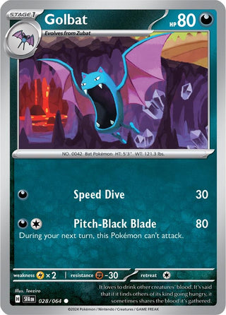 Image for Golbat (028/064) (SV: Shrouded Fable) - Pokemon